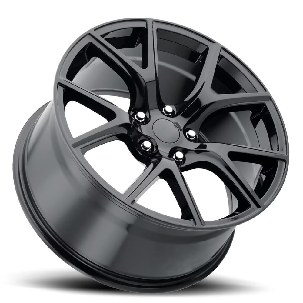 FR 75 – JEEP TRACKHAWK REPLICA WHEELS – GLOSS BLACK - Factory Reproductions