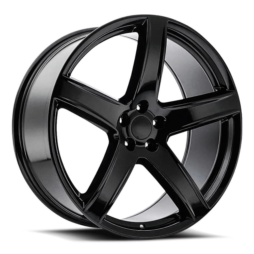 FR 77 – DODGE HELLCAT HC2 REPLICA WHEELS – GLOSS BLACK