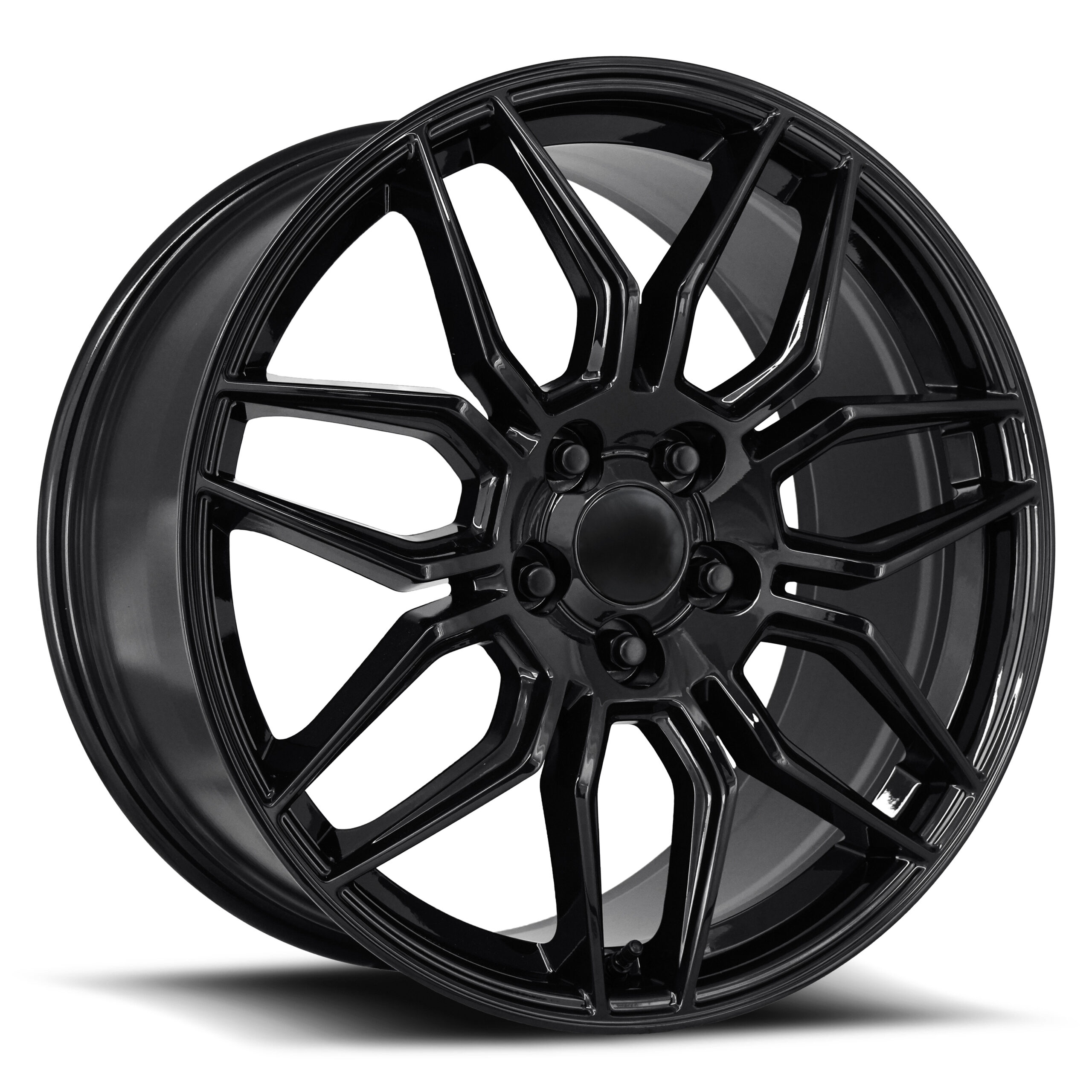 ブラック・ジャック HISTORICAL COLOR PIECES FR 401F – C8 ZO6 CORVETTE REPLICA WHEELS – GLOSS BLACK