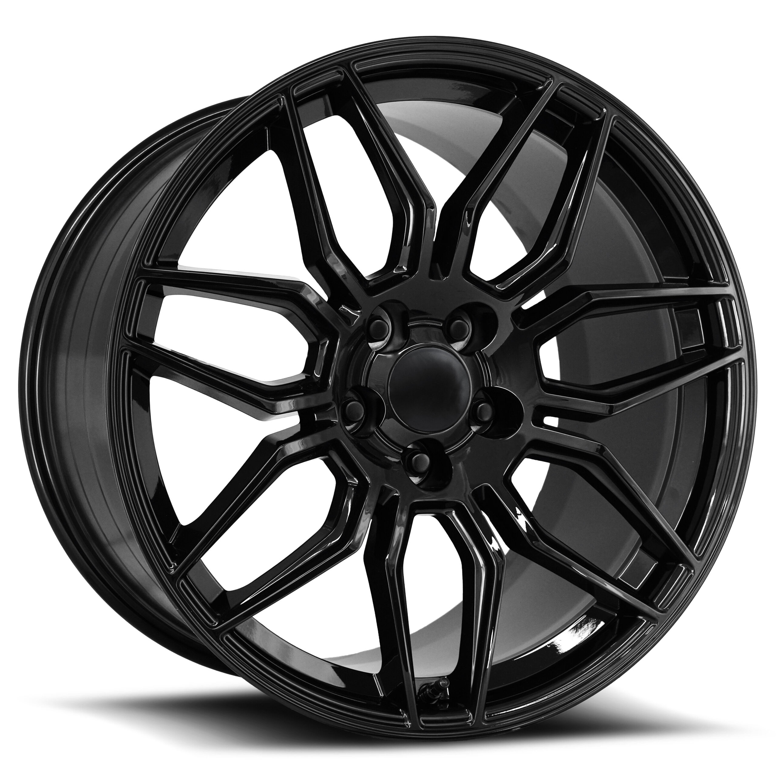FR 401F – C8 ZO6 CORVETTE REPLICA WHEELS – GLOSS BLACK