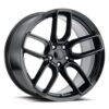 FR 74 – DODGE WIDEBODY REPLICA WHEELS - GLOSS BLACK