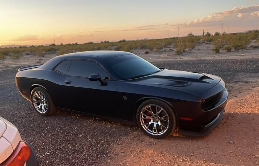 FR 70 – DODGE HELLCAT REPLICA WHEELS – GLOSS BLACK MACHINED FACE ...