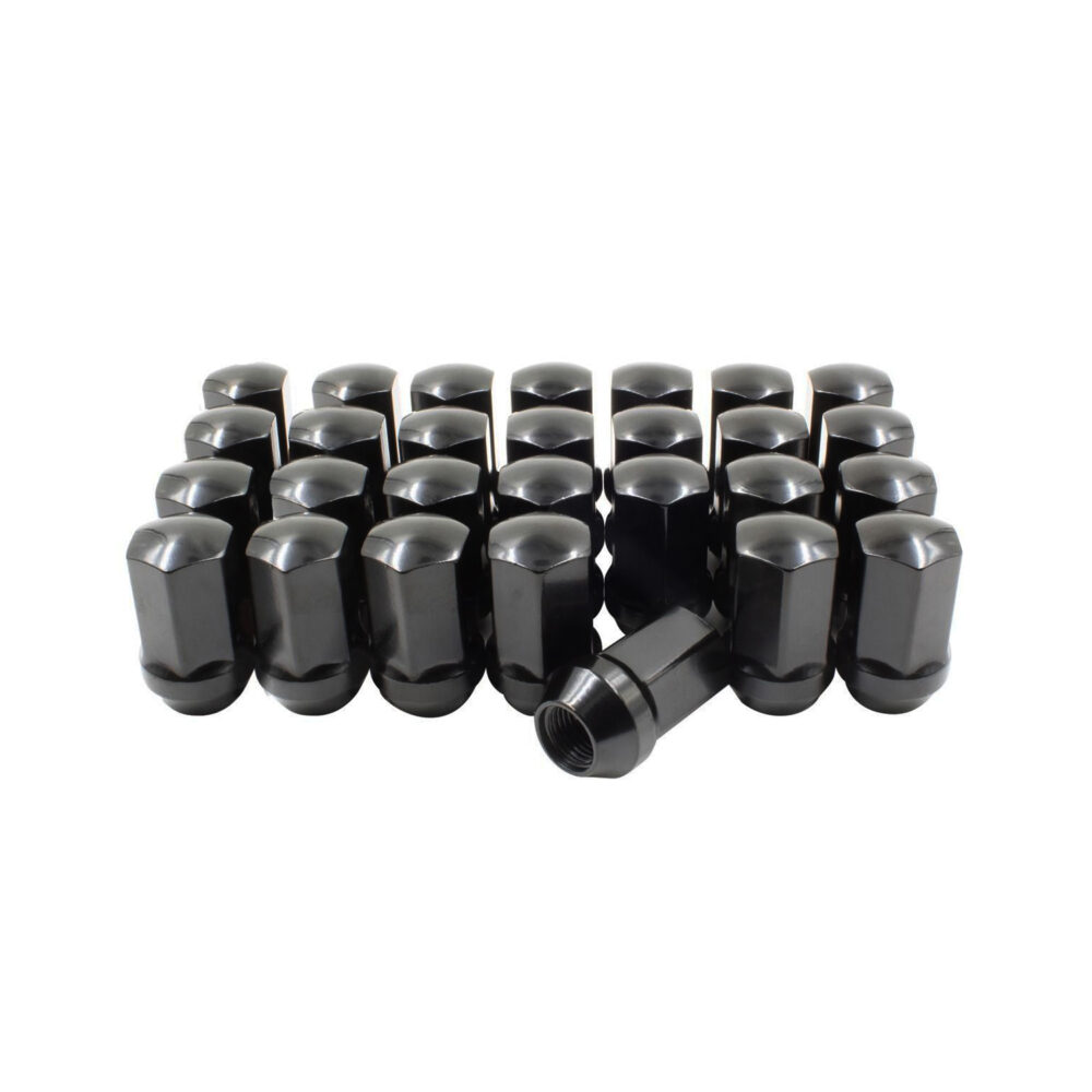 INSTALL KIT – 14MM X 1.5 (1.77) GM TRUCK FACTORY STYLE (7/8) BLACK – 32 LUG NUTS