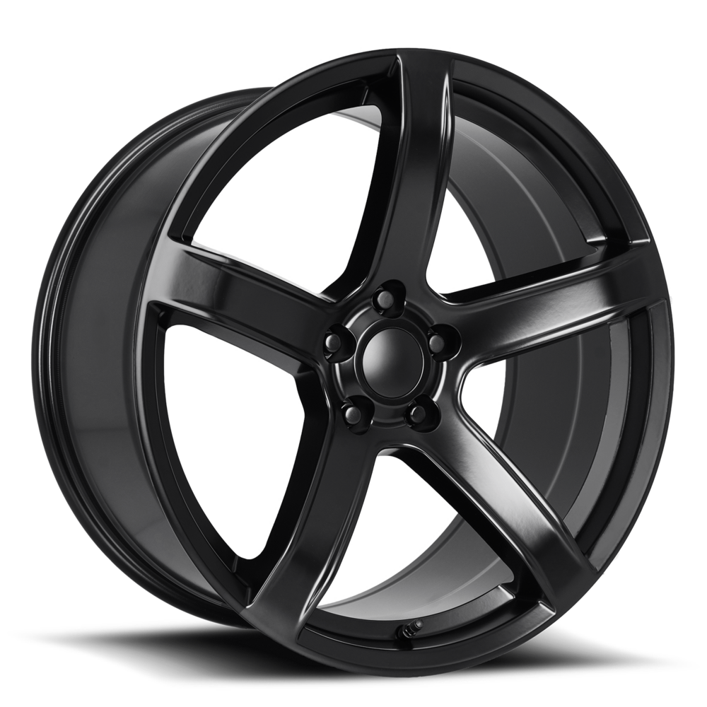FR 77F – DODGE HELLCAT HC2 REPLICA WHEELS - SATIN BLACK