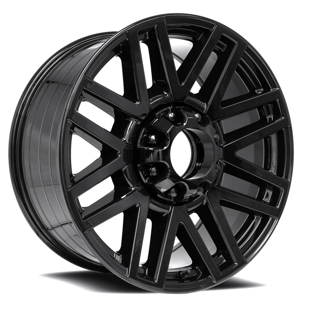 FR 751 - SUPER-DUTY REPLICA WHEELS GLOSS BLACK W/ OPEN END CAP