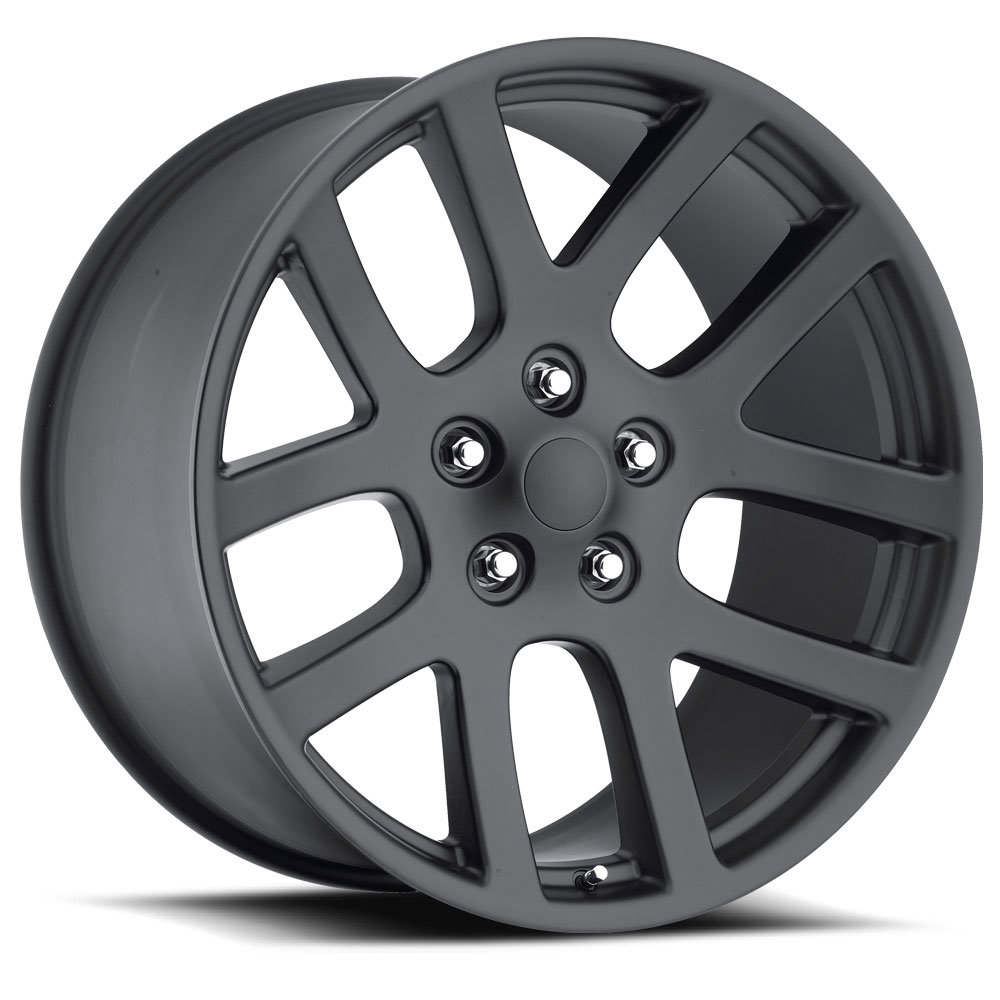 25 Satin Black 5x139.7 5x5.5 QTY 1 Dodge Ram SRT10 Style Wheel 20x9