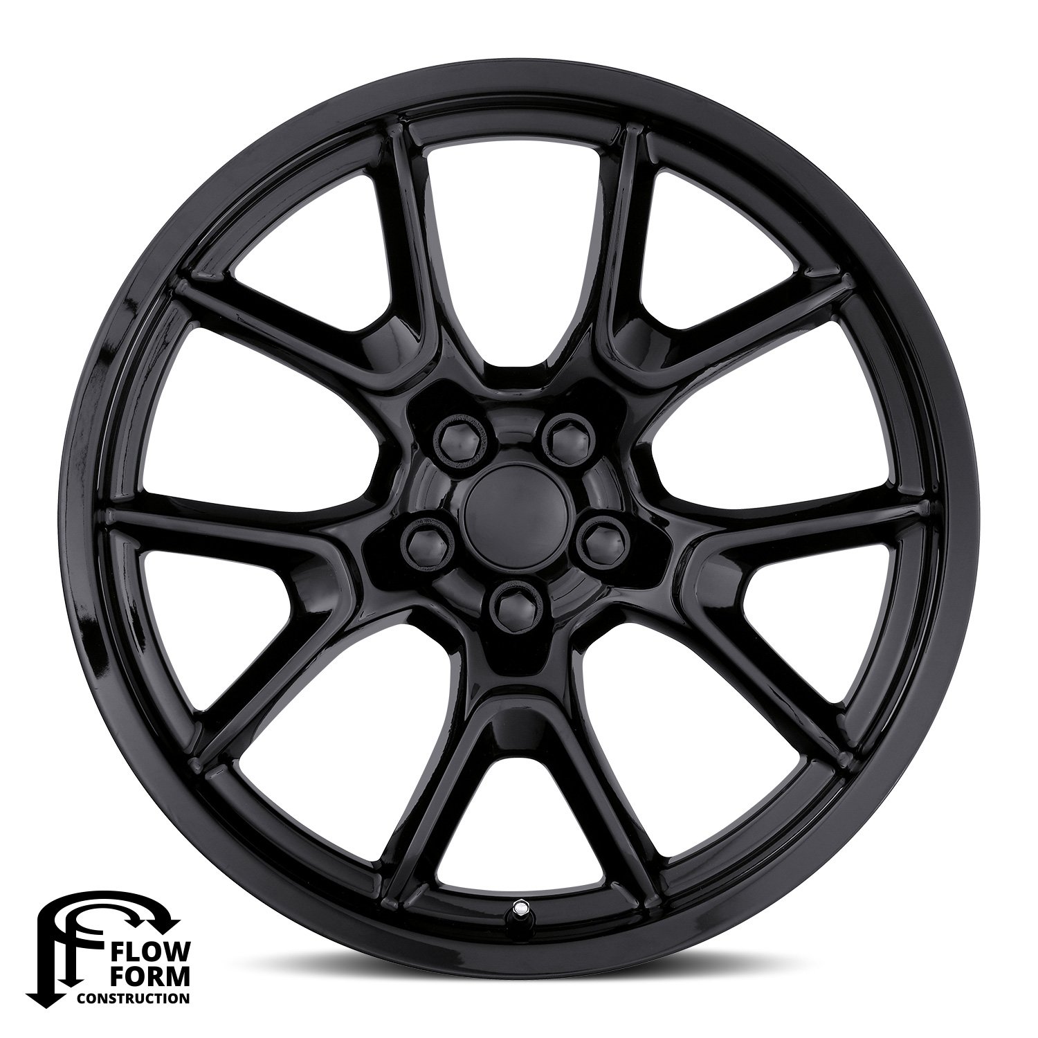 FR66-2095-5lug-Gloss-Black-02-50th-Anniversary-factory-reproductions-wheels-rims-face-1500